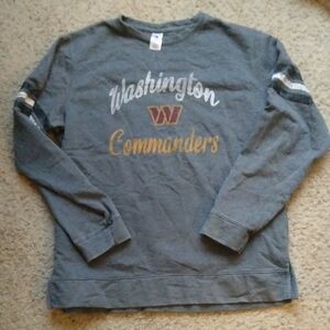 NFL TEAM APPAREL- Washington Commanders Jersey Sweatshirt Size L